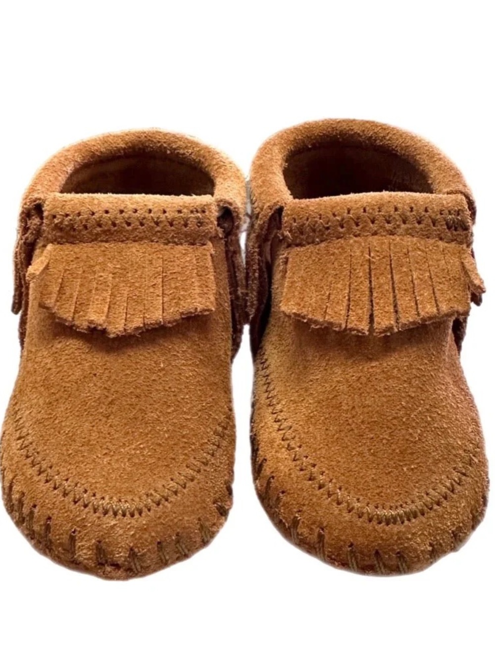 Minnetonka infant fringe moccasins